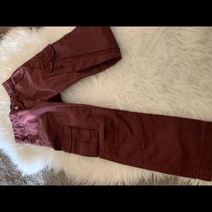 Gap Kids. Boys Burgundy Cargo pants size 6.